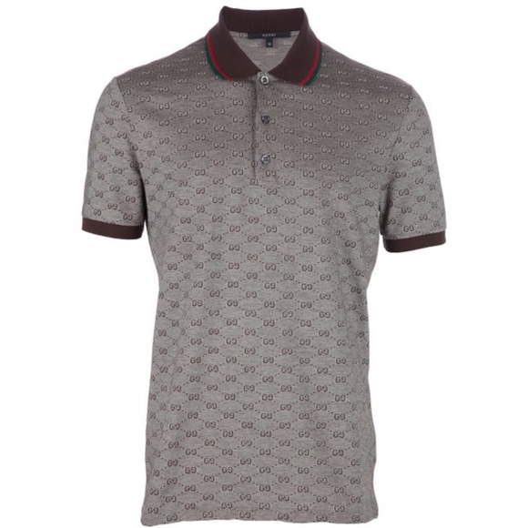 gucci monogram polo